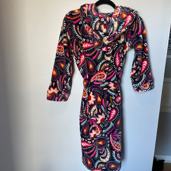 Vera Bradley Haymarket Plush Fleece Hooded Robe - Picture 3 of 8